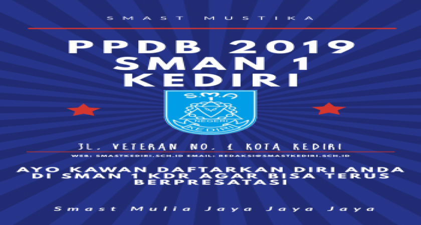 informasi update ppdb SMAN 1 KEDIRI (PPDB 2019)